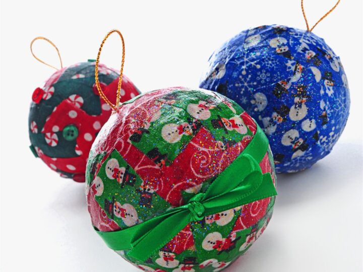 Image for Decoupage Christmas Ornaments