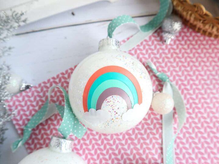 Image for DIY Rainbow Ornament (Cricut Craft)