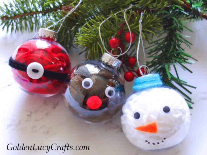 Image for DIY Yarn-filled Christmas Ornaments
