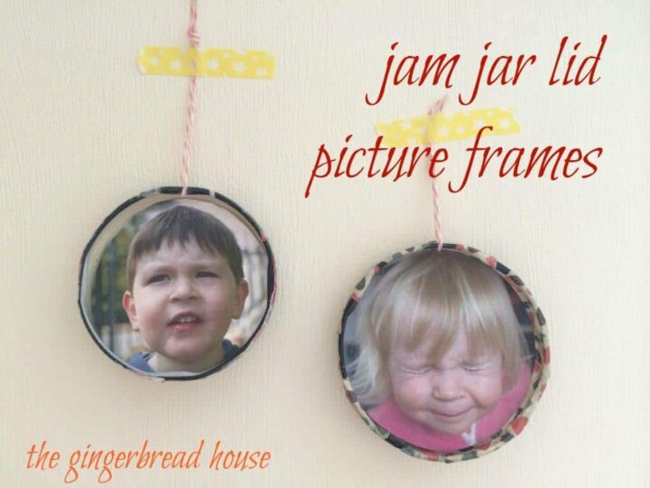 Image for Jar Lid Picture Frames