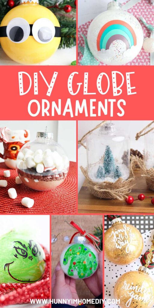 globe christmas ornaments