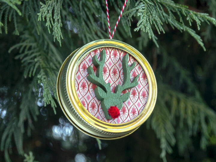 Image for Mason Jar Lid Ornaments for Your Festive Tree