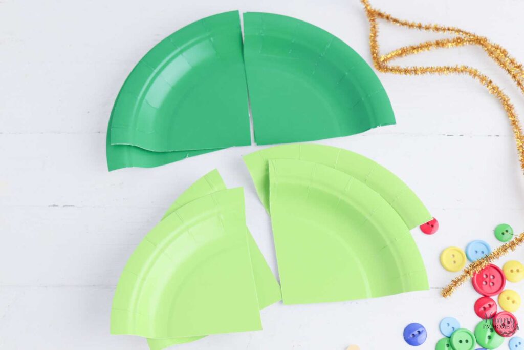 paper plate christmas craft