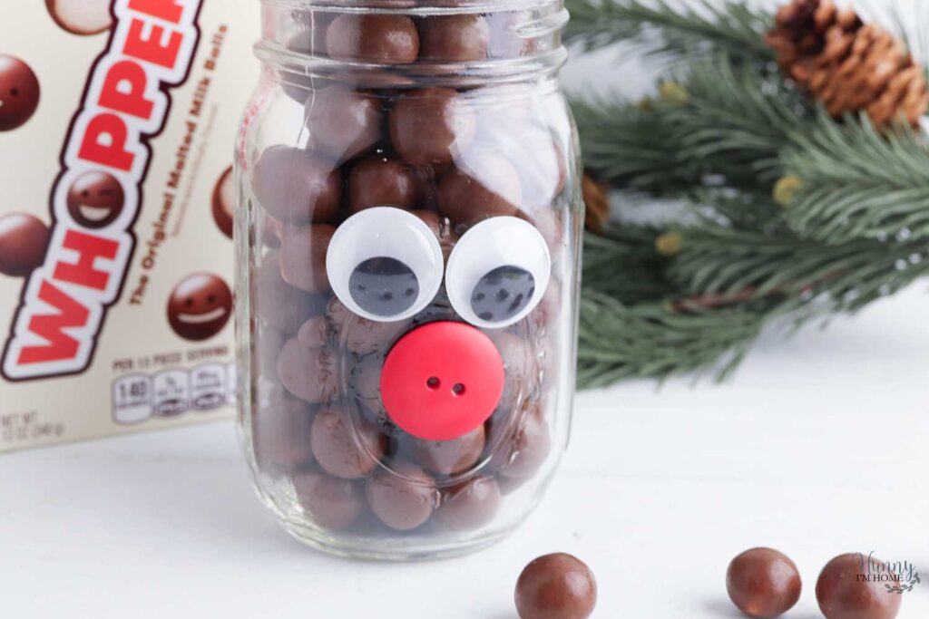 reindeer gift in a jar