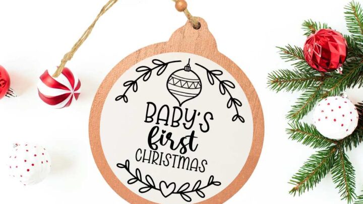 thumbnail image 2 of Buy Personalized Babys First Christmas Ornament 2023 - Present Box Baby 2 of 13