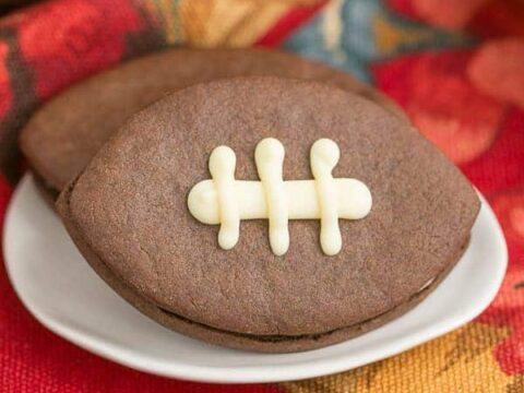 Image for Chocolate Football Cookies 
