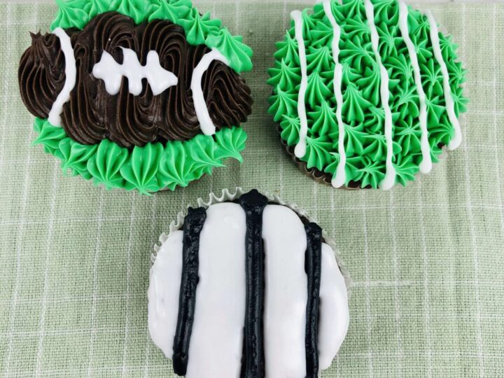 Image for Cute Football Cupcakes For The Superbowl