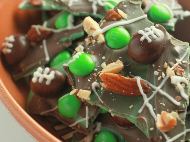 Image for Chocolate & Almond Football Bark