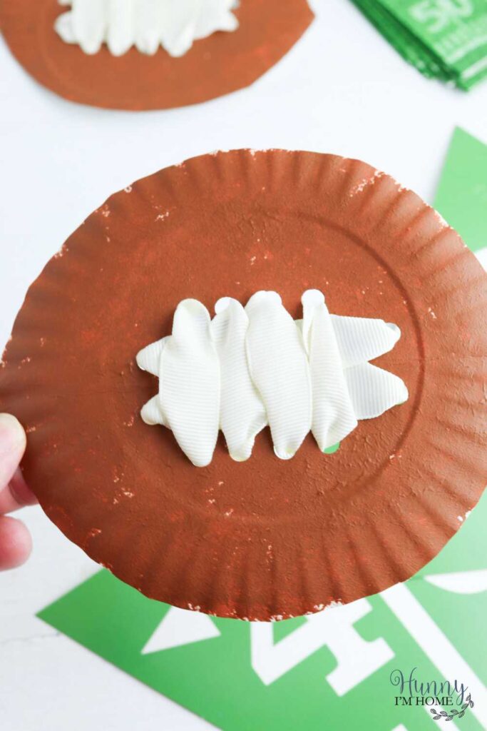 football paper plate craft
