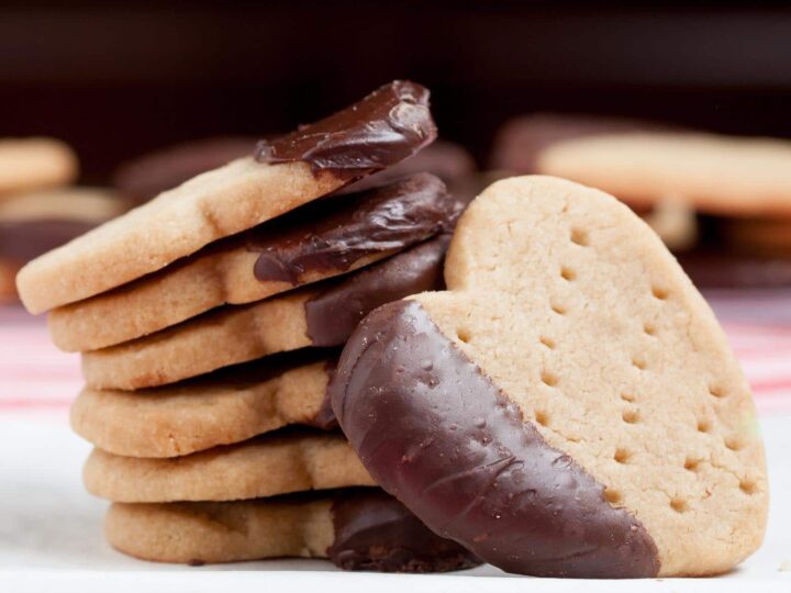 Image for Chocolate Dipped Shortbread Cookies