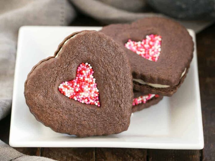 Image for Chocolate Heart Sandwich Cookies 