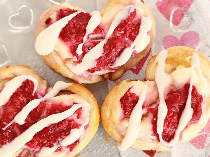 Image for Valentine's Day Raspberry Cream Cheese Danish Pastries
