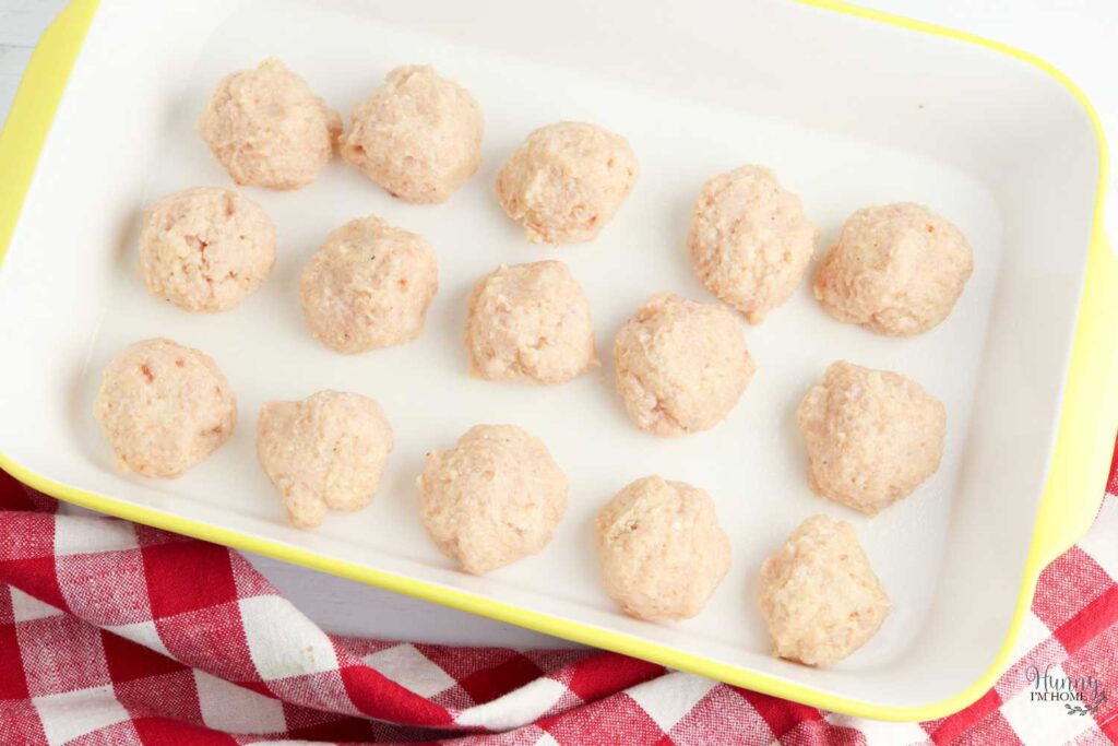 baked chicken meatballs