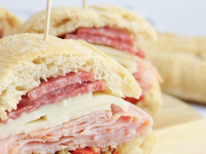 muffuletta slider sandwiches
