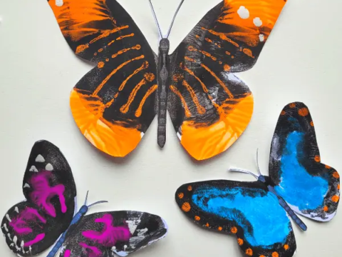 Image for Butterfly Symmetry Painting {Free Template}