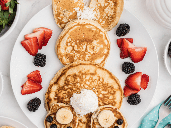 Image for Easy Easter Bunny Pancakes!