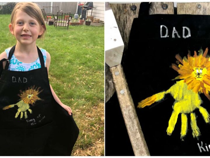 Image for Kid Made Handprint Grill Apron