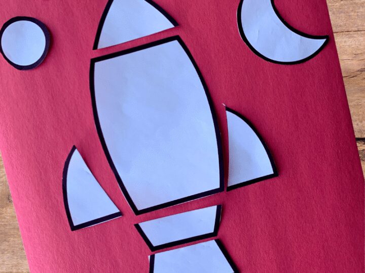 Image for Printable Rocket Template Craft