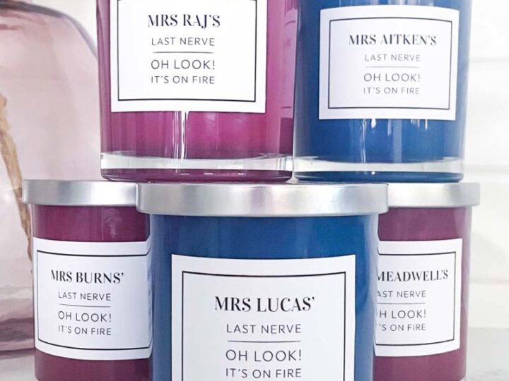 Image for DIY Funny Teacher Candle Gift