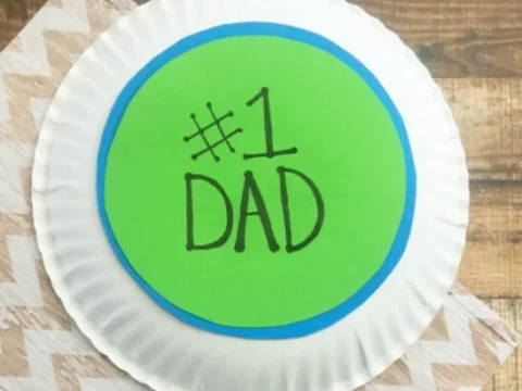 Image for Paper Plate Father's Day Award