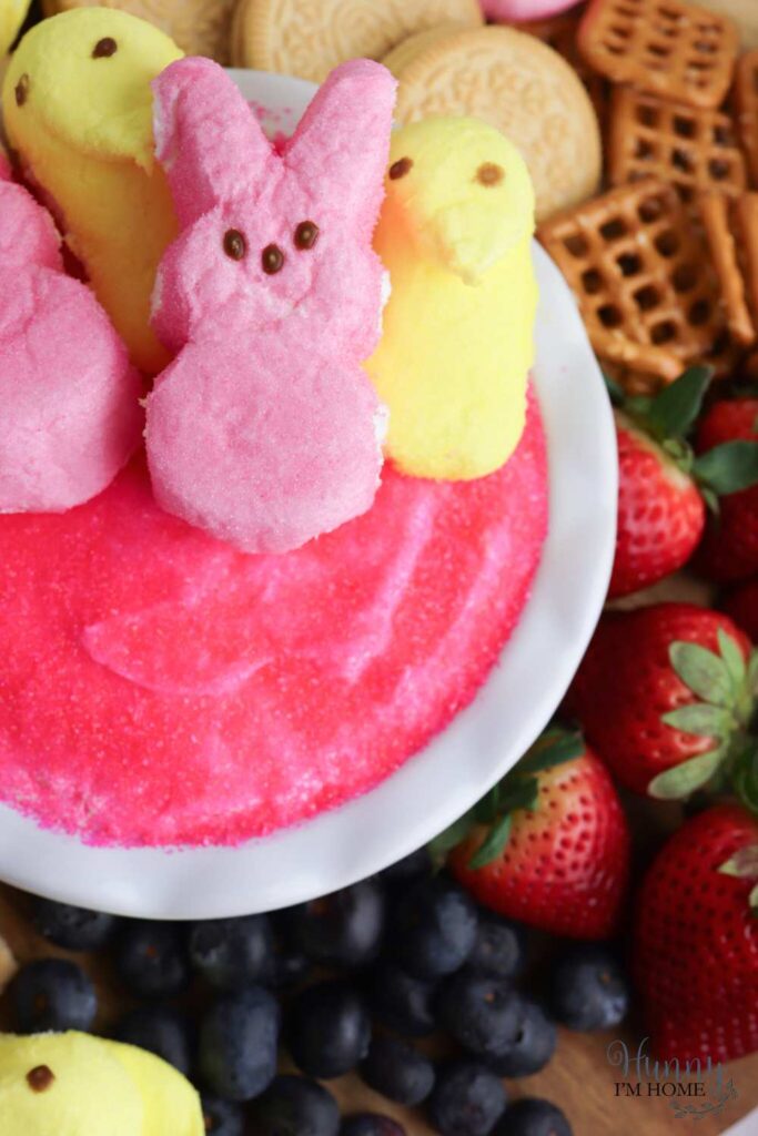 peeps fruit dip