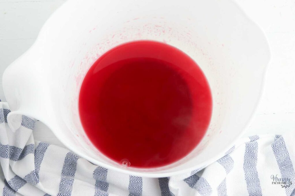 red jello