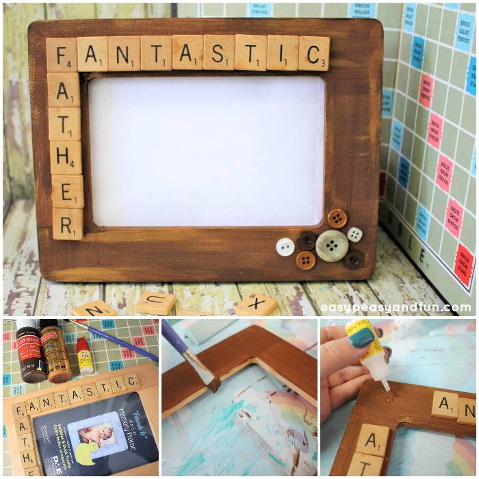 Image for Father’s Day Scrabble Tile Frame