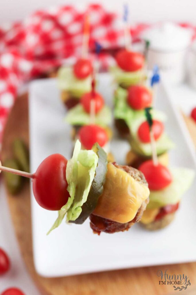 cheeseburger bites