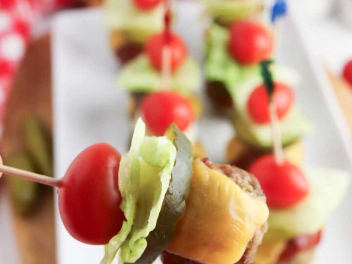 cheeseburger bites