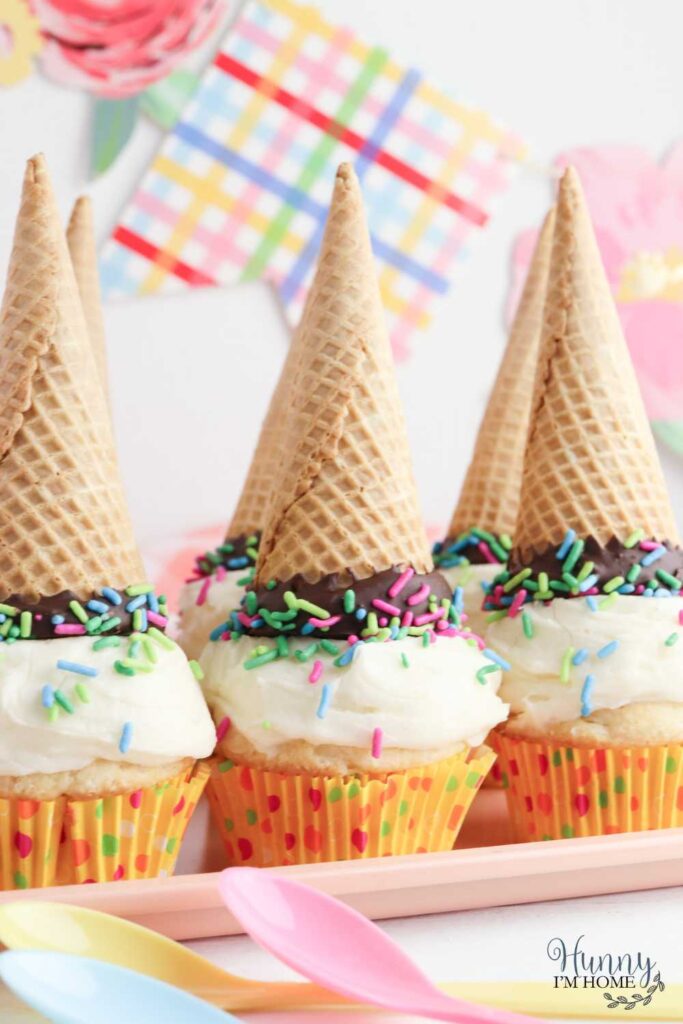 ice cream themed cupcake ideas