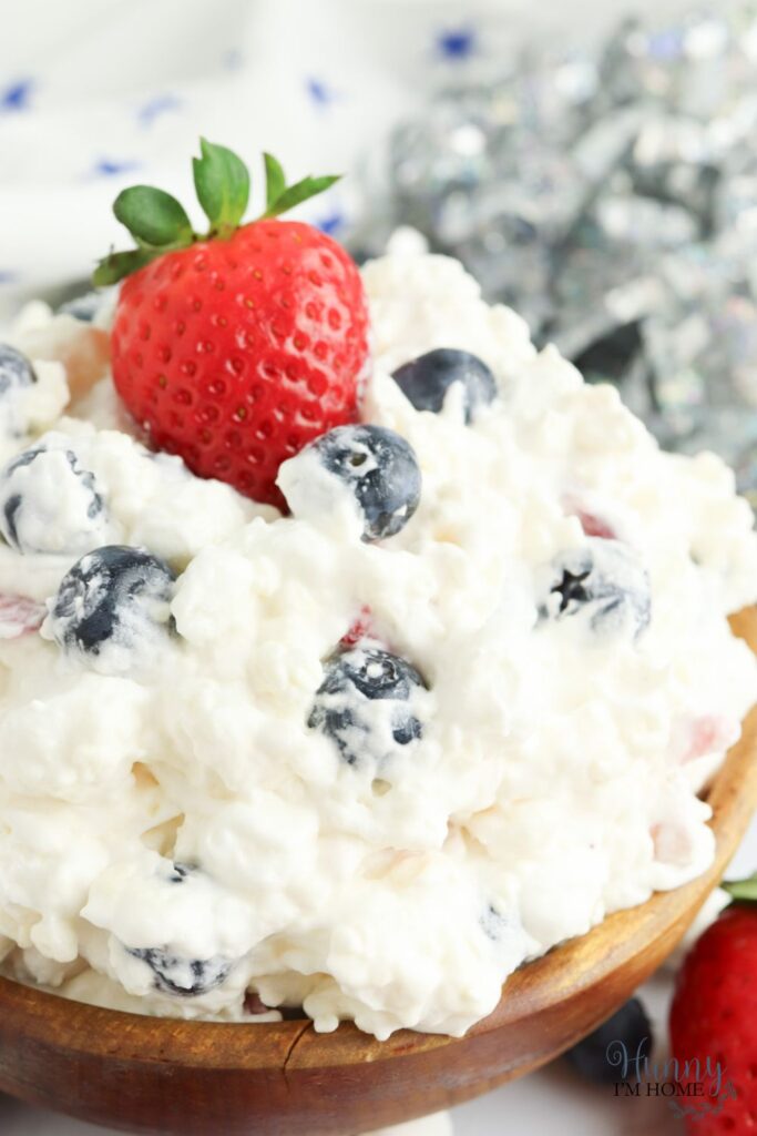 red white and blue fruit dessert