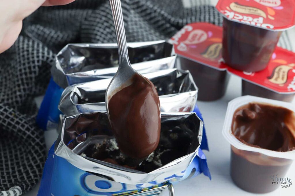 Oreo pudding dessert