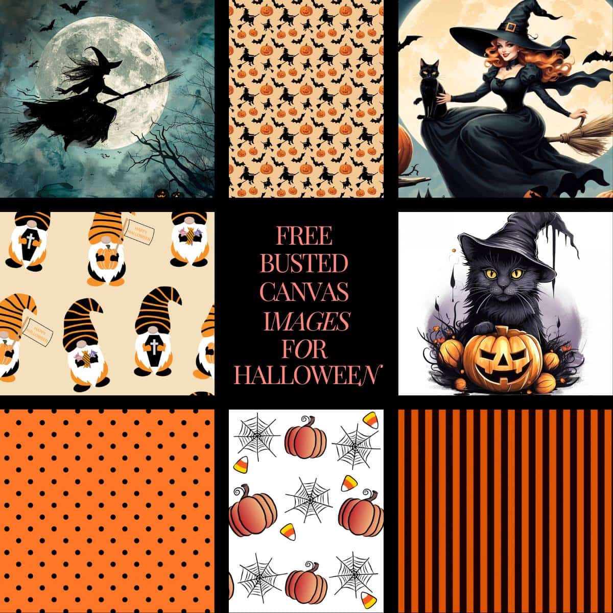Image for Free Halloween images for Busted Canvas and Decoupage Crafts