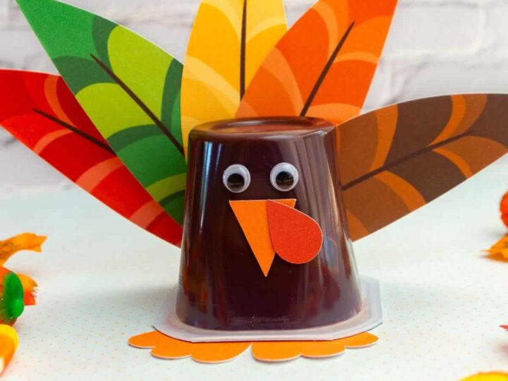 Image for How to Make Easy Thanksgiving Turkey Pudding Cups (free printable)
