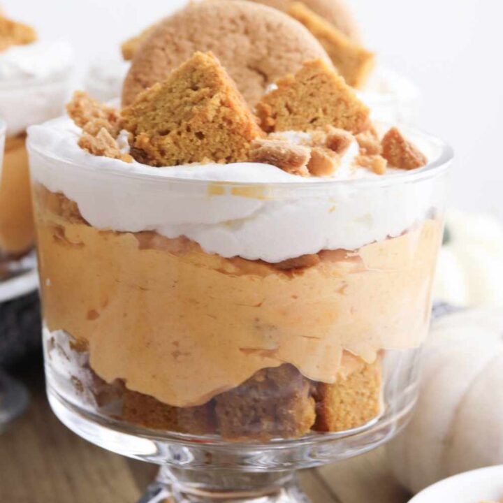 gluten free pumpkin trifle dessert