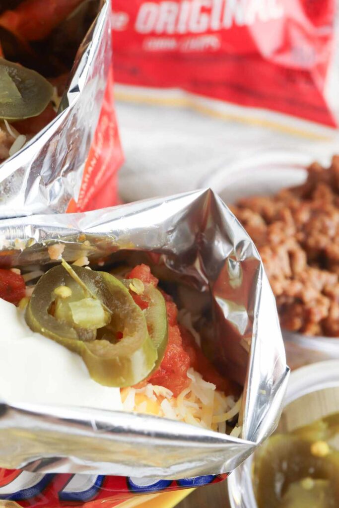 how to make nachos in a bag