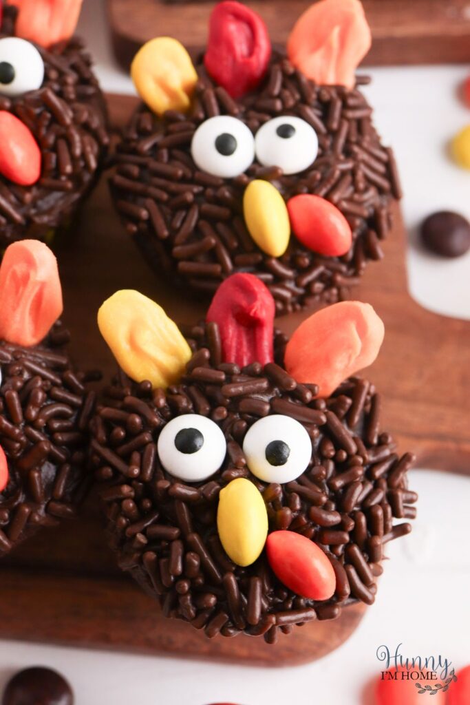 how to make turkey cupcakes
