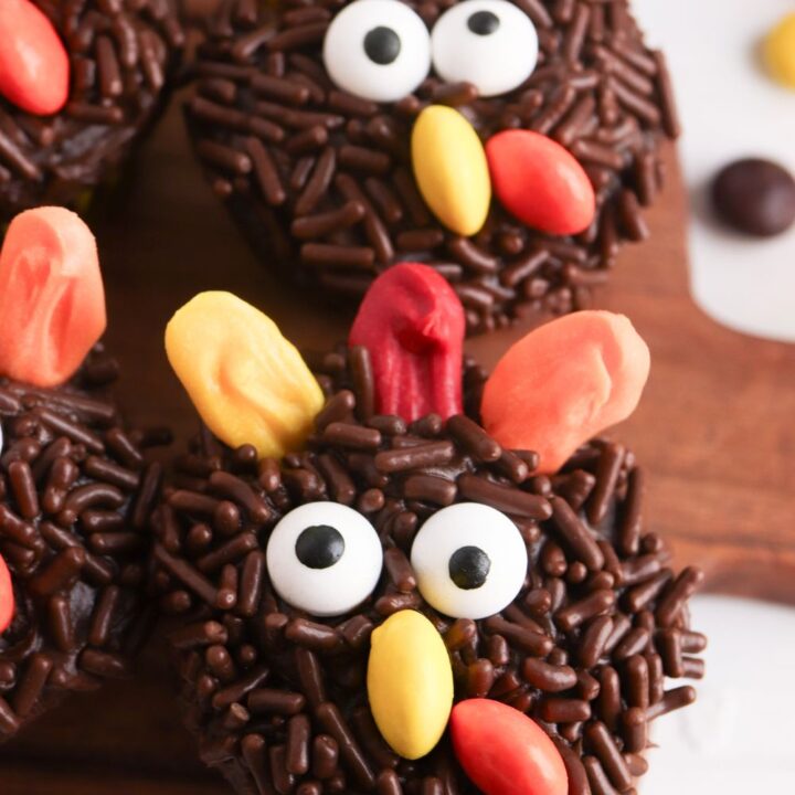 how to make turkey cupcakes