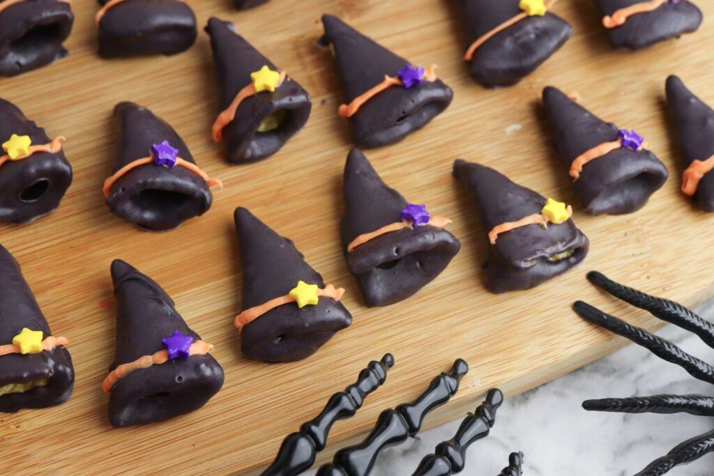 Bugle witch hats for snack mix