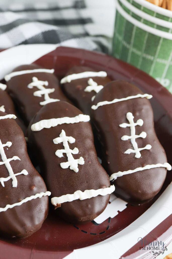chocolate covered football nutter butters