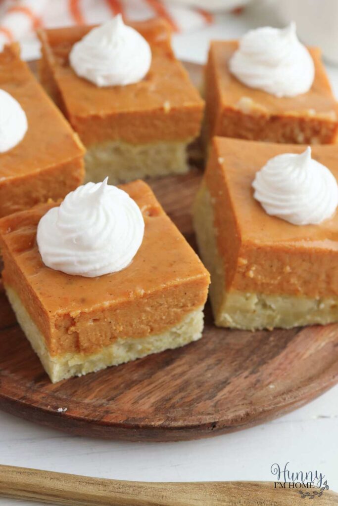 gf pumpkin pie bars recipe