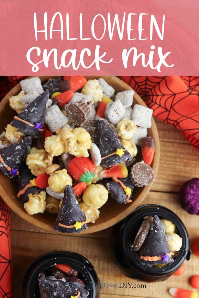 how to make no bake halloween snack mix