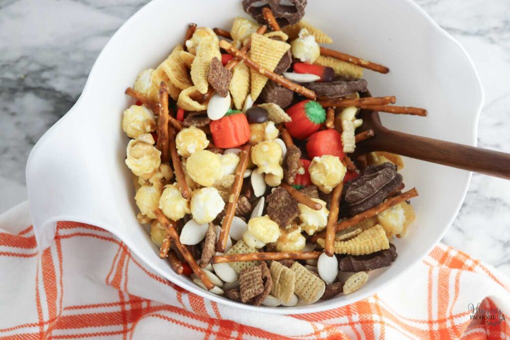 sweet and salty fall snack