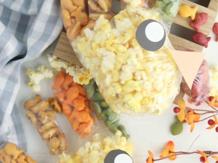 turkey glove with goldfish