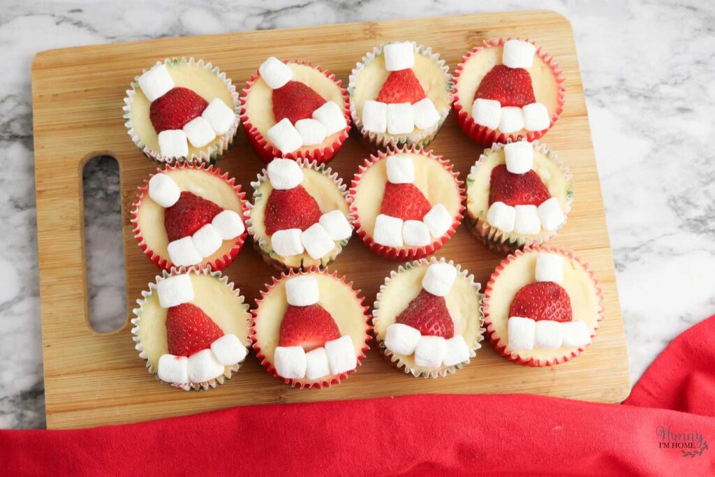 santa hat cheesecake recipe