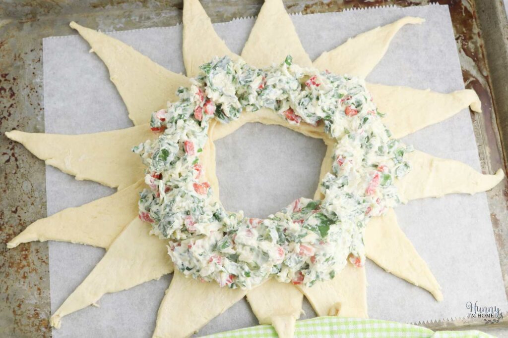 crescent roll christmas appetizer