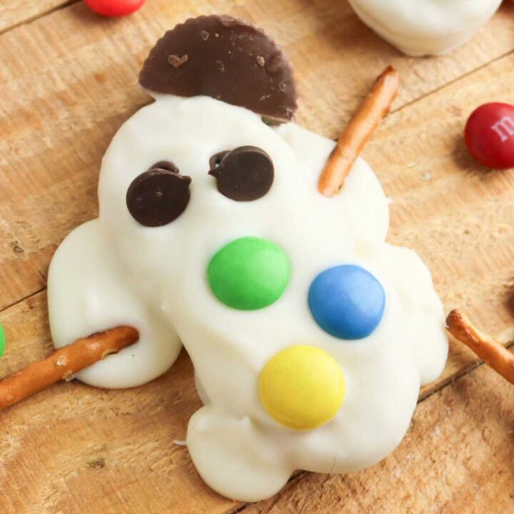 easy snowman cookies