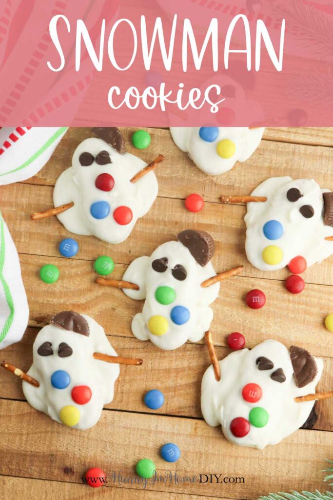 how to make no bake snowman cookies