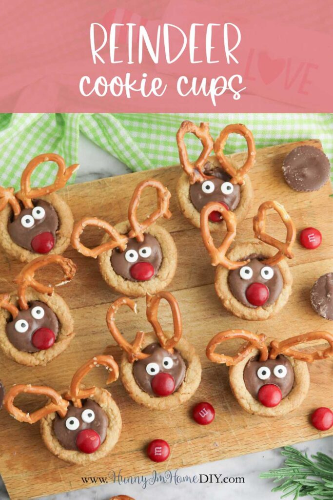how to make reindeer cookie cups
