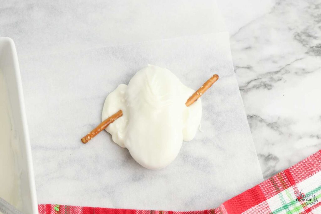 melted snowman nutter butters